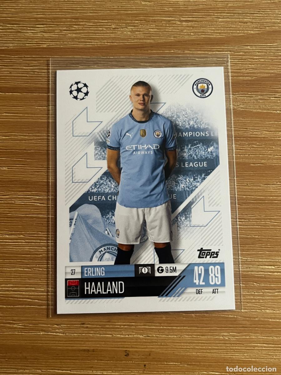 Cromos de f&uacute;tbol: 41. CROMO TOPPS MATCH ATTAX HAALAND N 27