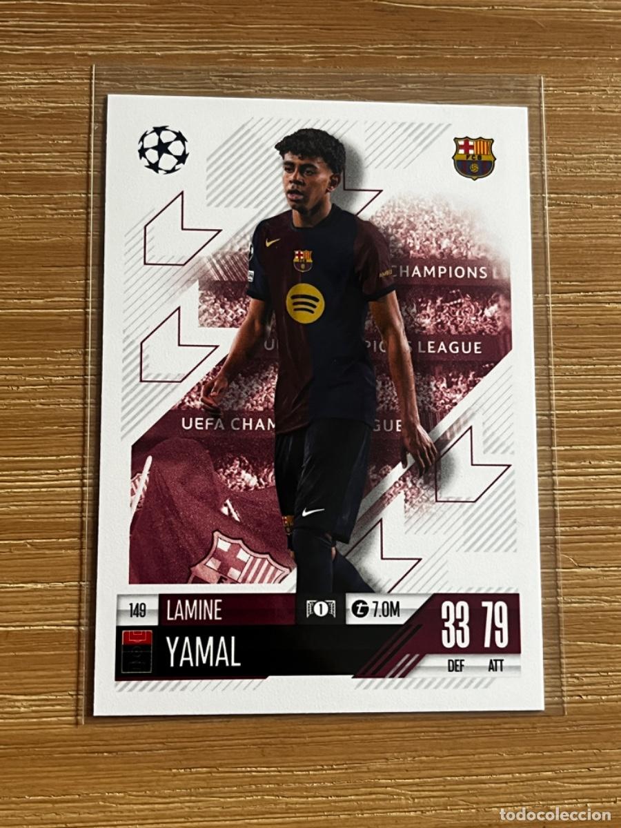Cromos de f&uacute;tbol: CROMO TOPPS MATCH ATTAX LAMINE YAMAL N 149