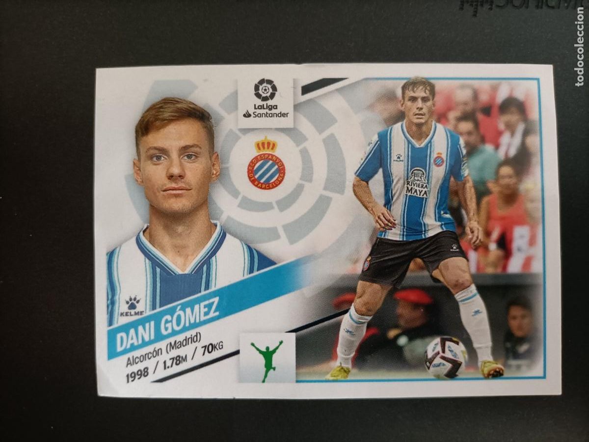 Cromos de f&uacute;tbol: DANI G&Oacute;MEZ ESPANYOL EDICIONES ESTE 22 23 2022 2023 COLOCA 19 BIS UNIFICO ENVIOS