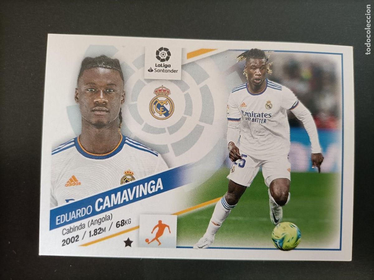 Fu&szlig;ball-Sticker: CAMAVINGA REAL MADRID 13 EDICIONES ESTE 22 23 2022 2023 UNIFICO ENVIOS