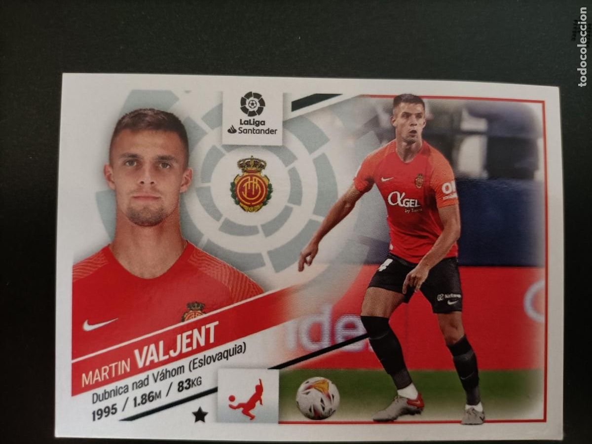 Figurine di Calcio: MART&Iacute;N VALJENT MALLORCA 6A EDICIONES ESTE 22 23 2022 2023 UNIFICO ENVIOS