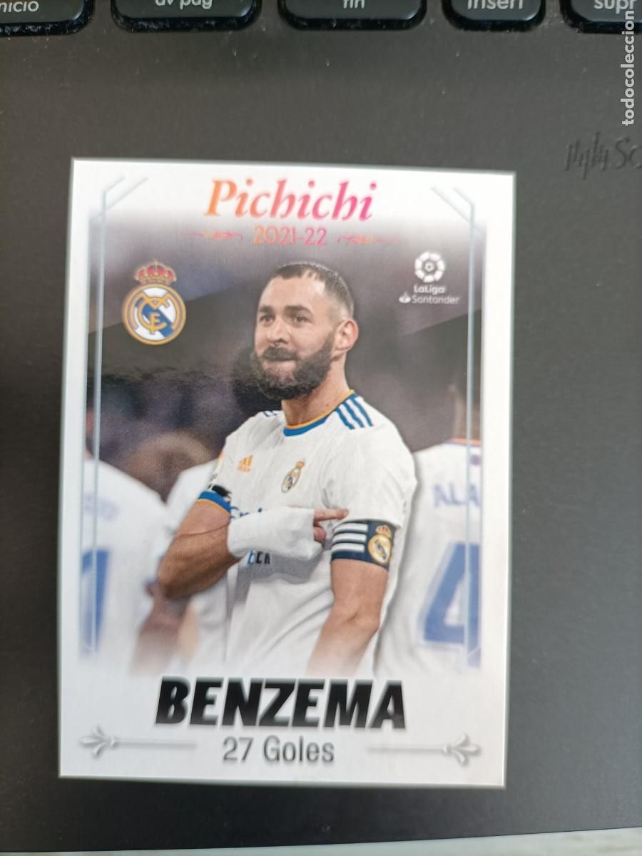 Cromos de F&uacute;tbol: BENZEMA PICHICHI EDICIONES ESTE 22 23 2022 2023 UNIFICO ENVIOS