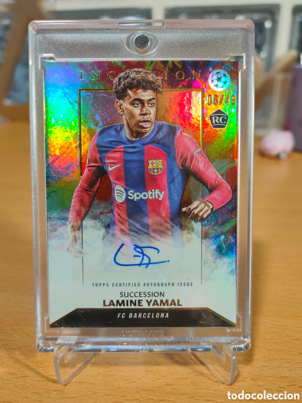 lamine yamal topps inception autograph 6/49 rc - Buy Collectible 