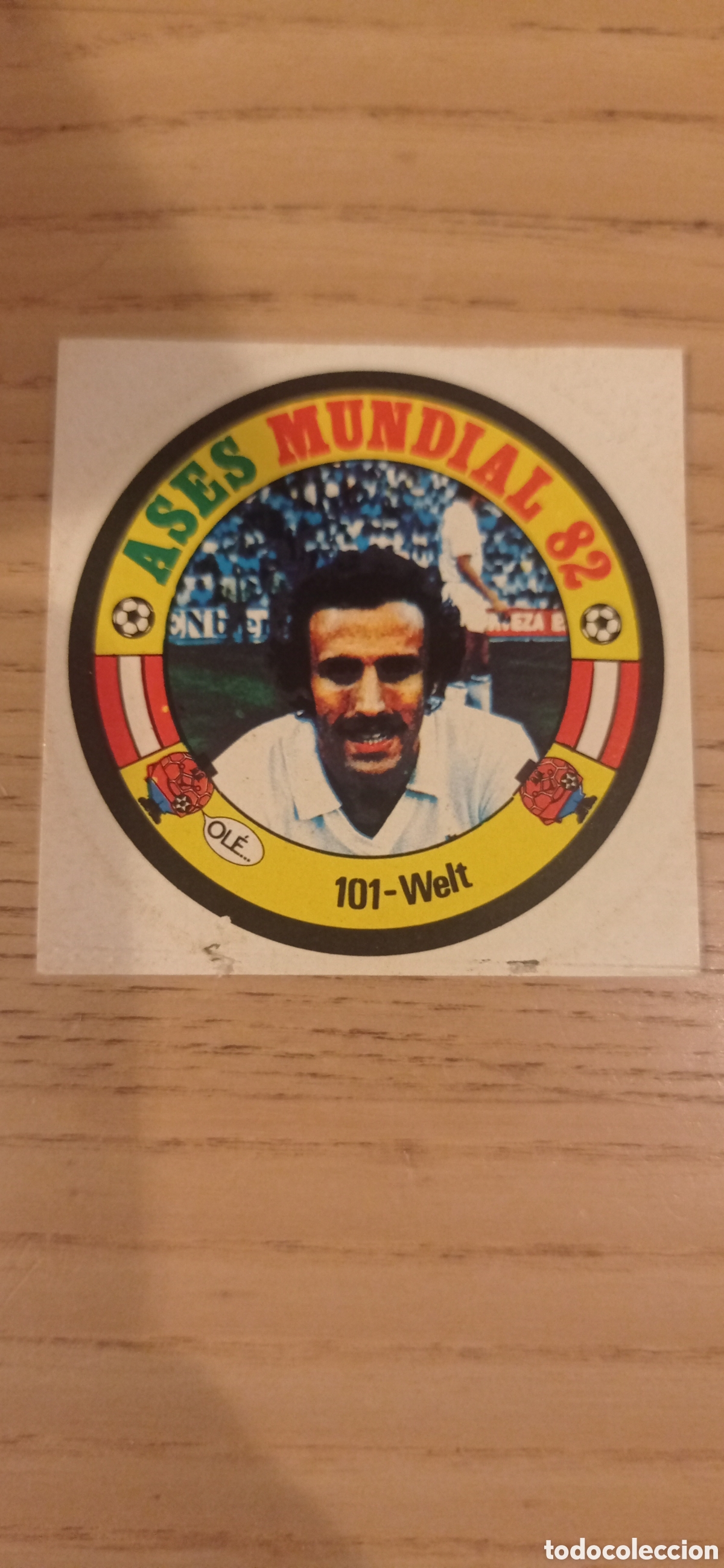 Cromos de f&uacute;tbol: F&Uacute;TBOL CROMO N&ordm; 101 WELT ASES MUNDIAL ESPA&Ntilde;A 82 EDITORIAL REYAUCA 1982 SIN PEGAR