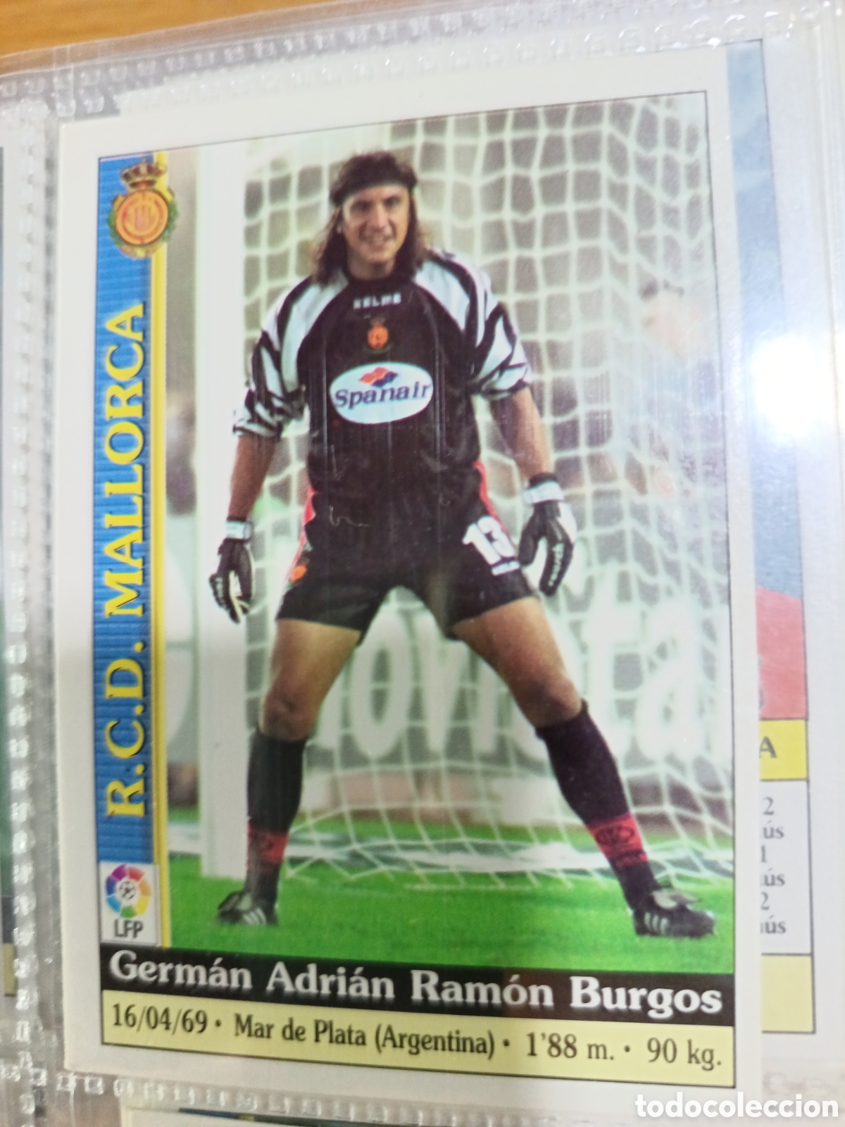 Fu&szlig;ball-Sticker: 39 Burgos Mundicromo (1999/2000) 99/00