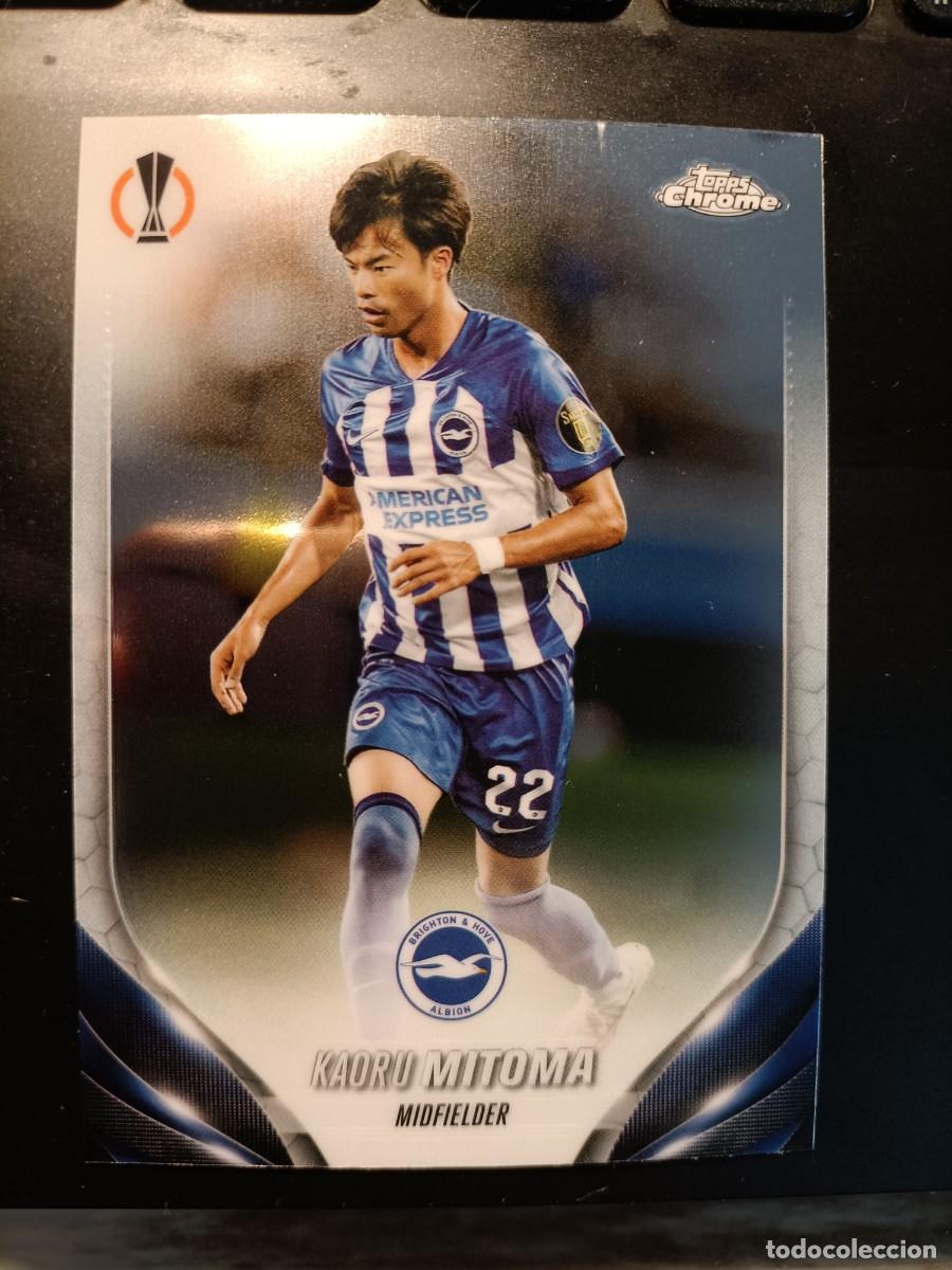Cromos de F&uacute;tbol: 169 mitoma topps Chrome 2023/24 ucc