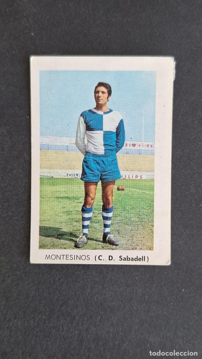 Fu&szlig;ball-Sticker: MONTESINOS C. D. SABADELL EDITORIAL FHER 1970/71 70 71 DESPEGADO