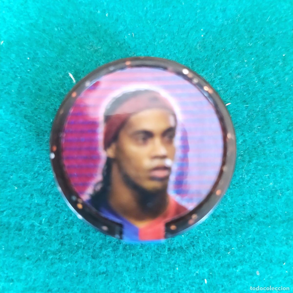 Cromos de f&uacute;tbol: ronaldinho POWER ROLLERS LIGA 2007 2008 - Foto 1