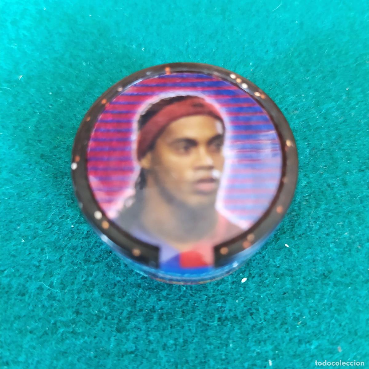 Cromos de f&uacute;tbol: ronaldinho POWER ROLLERS LIGA 2007 2008 - Foto 2