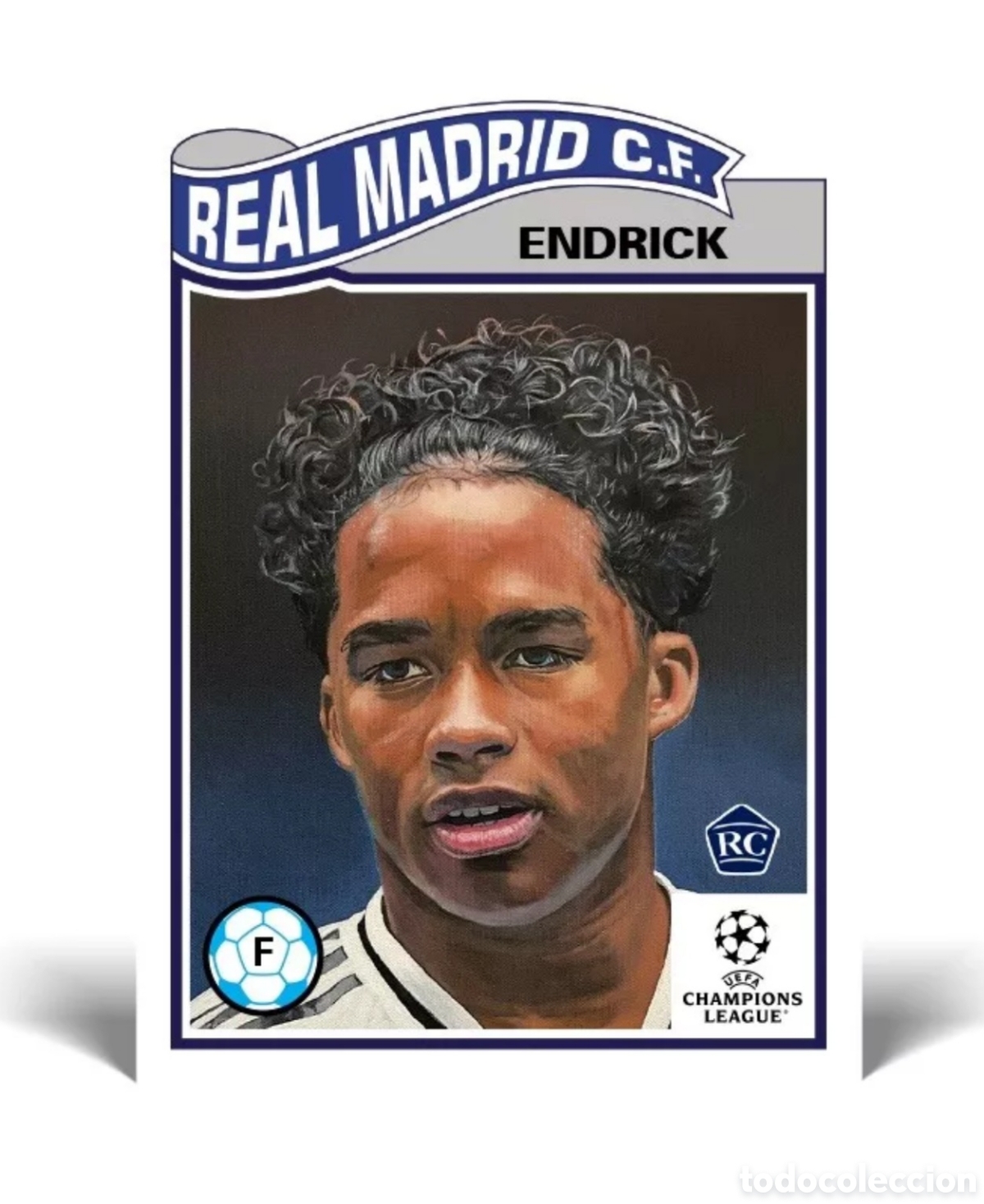Carte Topps Now Living Set #715 – Endrick (Rookie) – Real Madrid – 2024