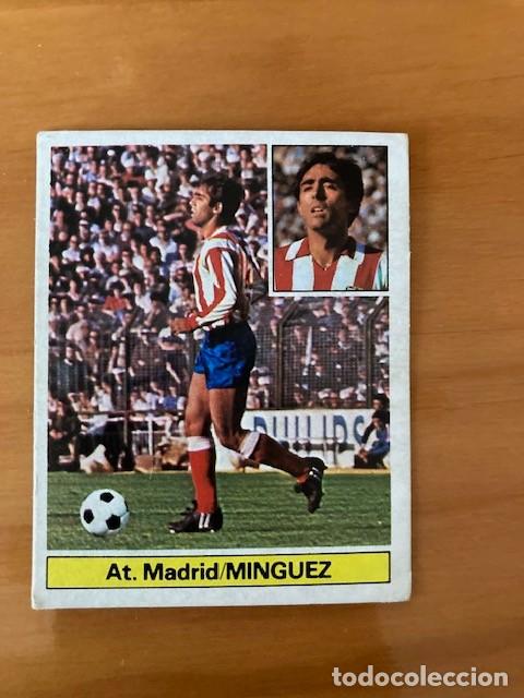 Cromos de f&uacute;tbol: MINGUEZ AT MADRID 81 -82 ESTE SIN PEGAR - Foto 1