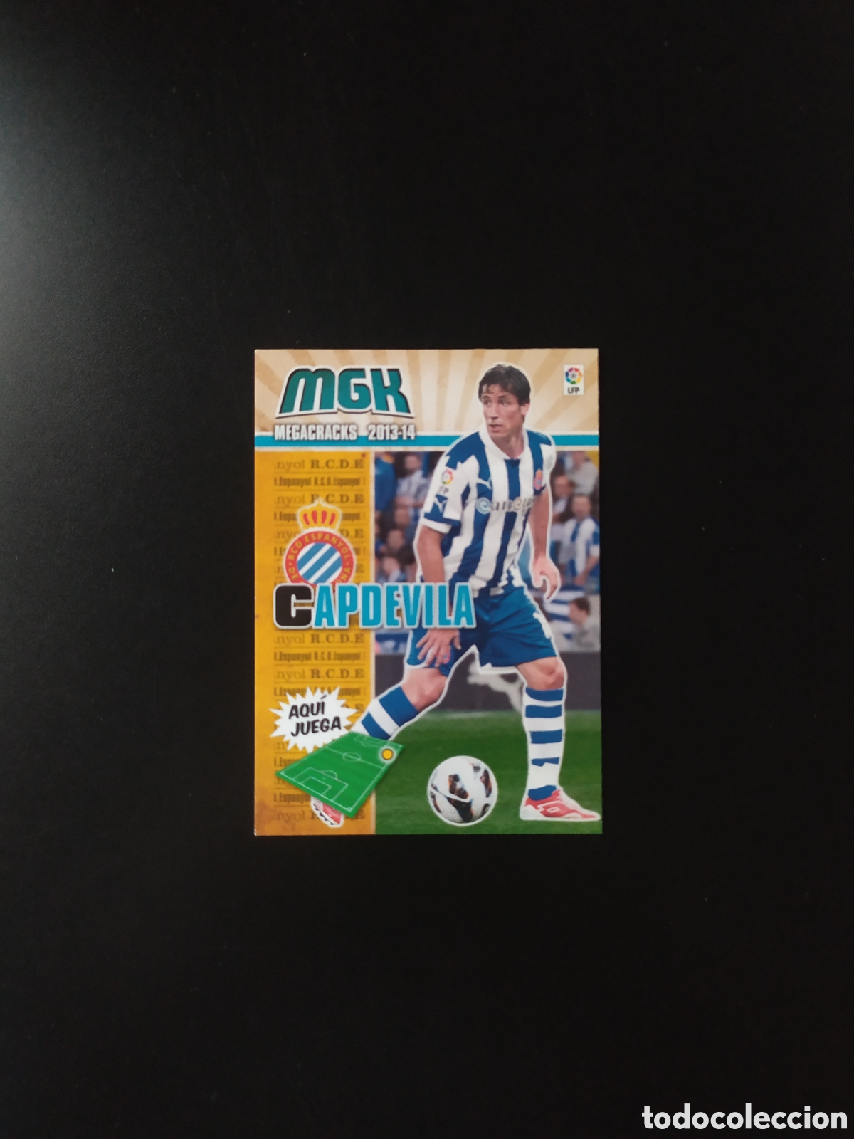 Cromos de f&uacute;tbol: Megacracks 2013 2014 13 14 panini Capdevila n&deg; 135 Espanyol - Foto 1