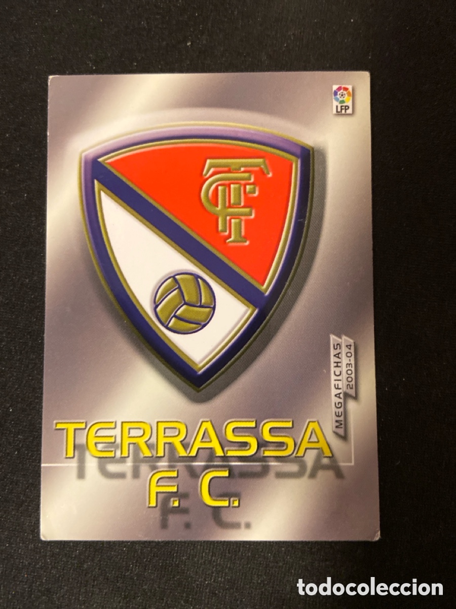 Fu&szlig;ball-Sticker: ESCUDO 426 (TERRASSA) MEGAFICHAS MEGACRACKS 2003 2004 03 04 PANINI CROMO CARTA M-2