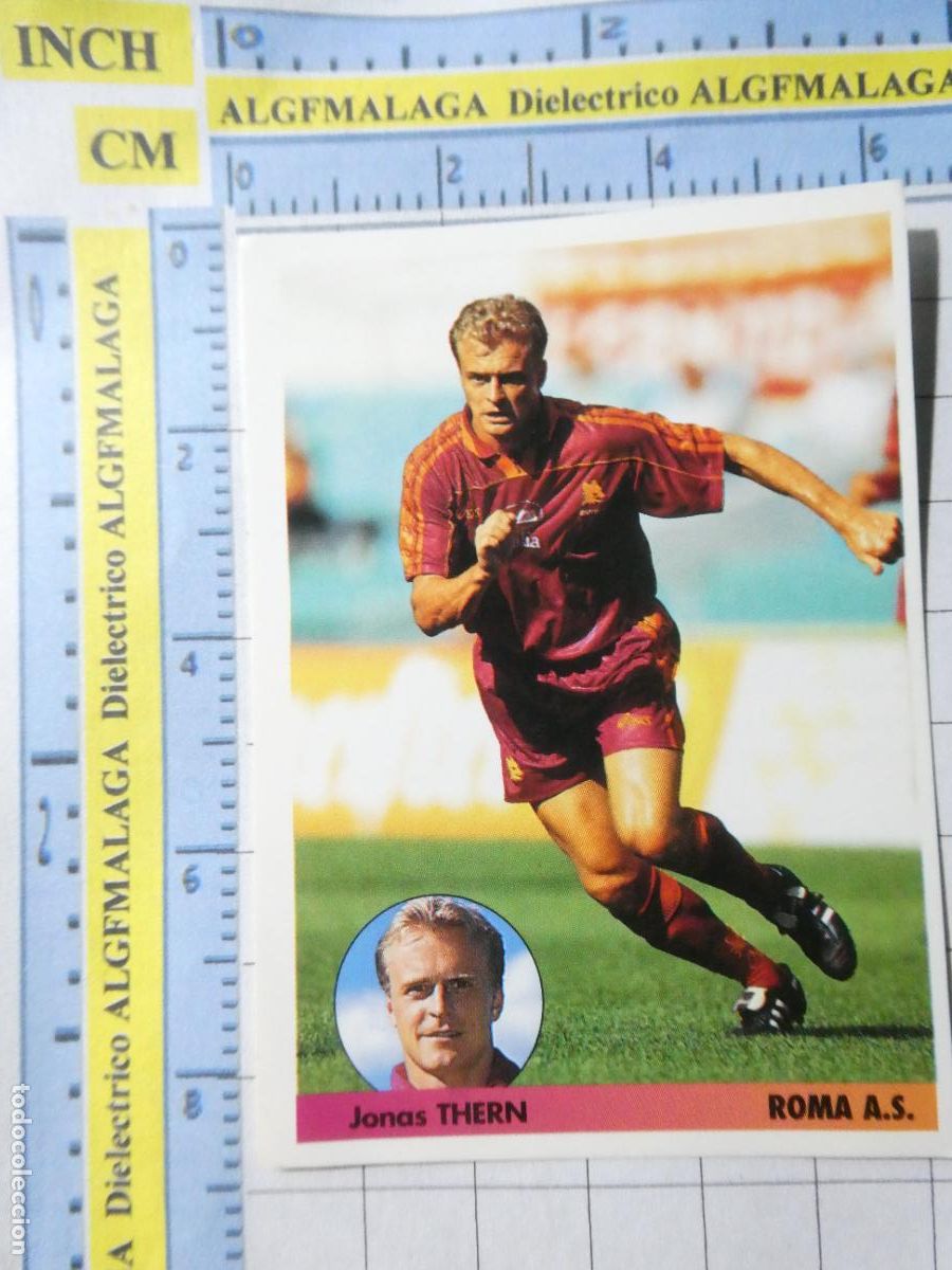Cromos de f&uacute;tbol: CROMO F&Uacute;TBOL PANINI LOS MEJORES EQUIPOS DE EUROPA 96 97 1996 1997. ROMA AS 243 THERN