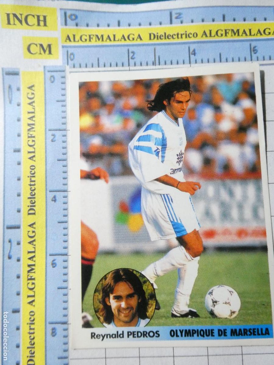 Cartes &agrave; collectionner de Football: CROMO F&Uacute;TBOL PANINI LOS MEJORES EQUIPOS DE EUROPA 96 97 1996 1997. OLYMPIQUE MARSELLA 305 PEDROS