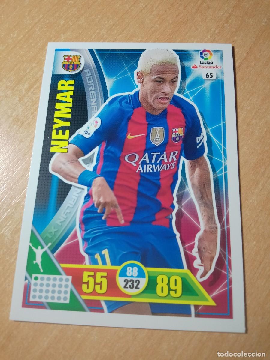 Football Stickers: 65 NEYMAR FC BARCELONA 16 17 ADRENALYN XL 2016 2017 PANINI