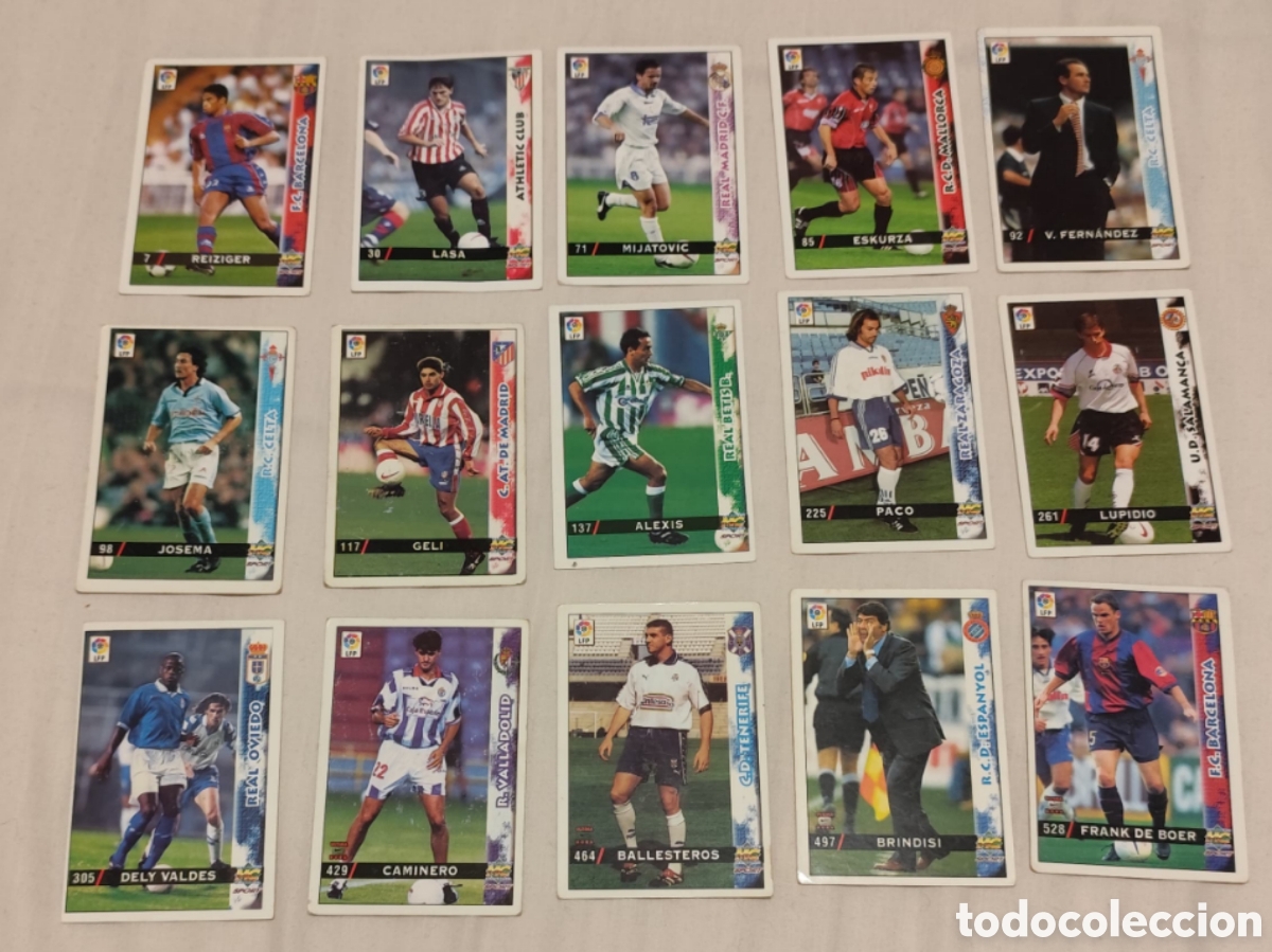 Football Stickers: Cromos f&uacute;tbol Mundicromo 98/99