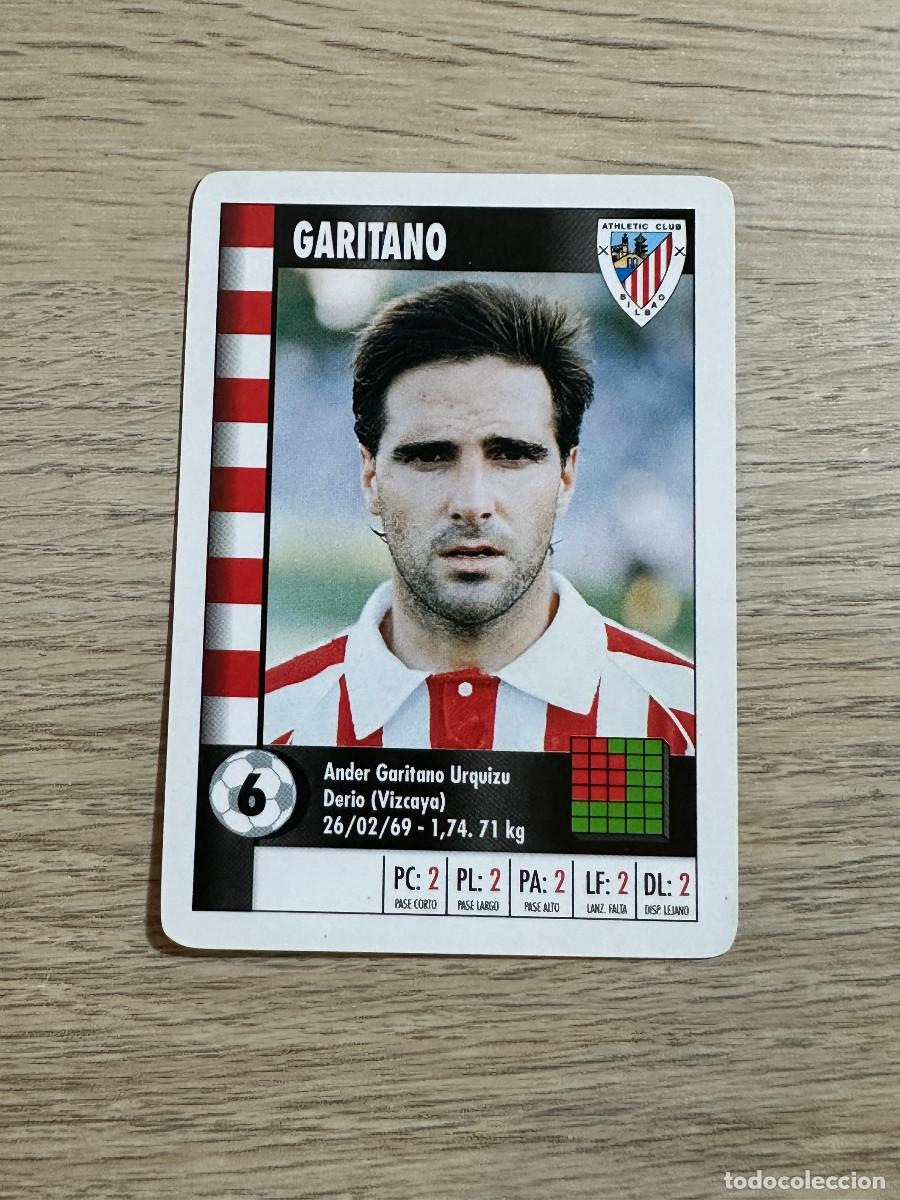Cromos de f&uacute;tbol: GARITANO ATHLETIC CLUB BILBAO SUPER GOL 95 96 MARCA CARTA NAIPE CROMO MARCA SUPERGOL 1995 1996