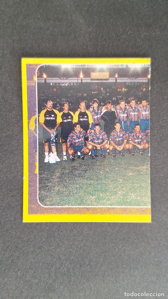 Fu&szlig;ball-Sticker: ALINEACION IZQUIERDA C. F. EXTREMADURA PANINI SUPERCAMPEONATO 1998/99 98 99 NUNCA PEGADO SIN PEGAR