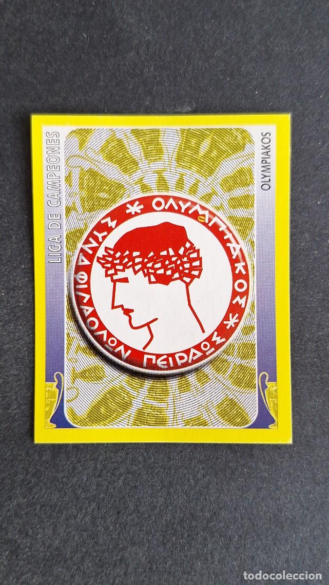 Cromos de Futebol: ESCUDO OLYMPIAKOS LIGA DE CAMPEONES PANINI SUPERCAMPEONATO 1998/99 98 99 NUNCA PEGADO SIN PEGAR