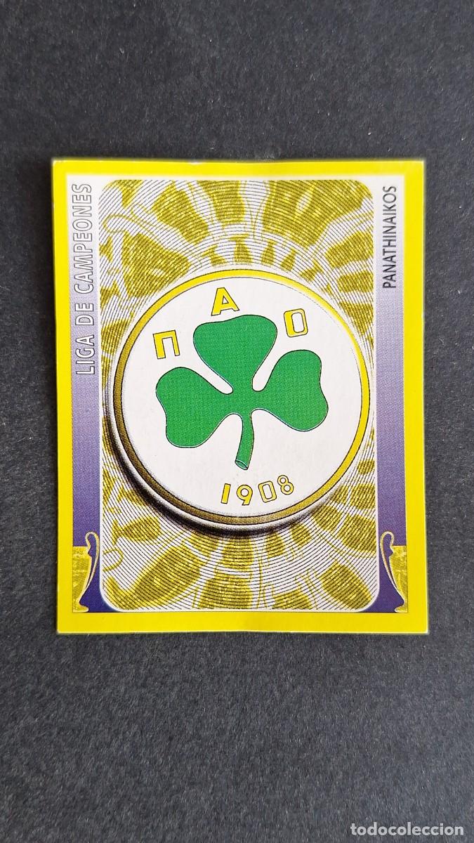 Cromos de Futebol: ESCUDO PANATHINAIKOS LIGA DE CAMPEONES PANINI SUPERCAMPEONATO 1998/99 98 99 NUNCA PEGADO SIN PEGAR