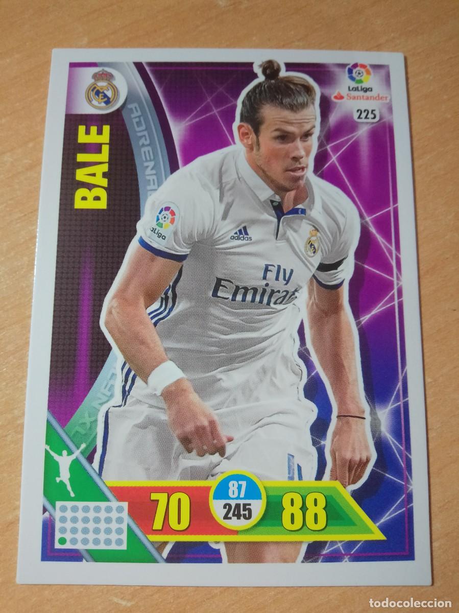 Cromos de f&uacute;tbol: 225 BALE DEL REAL MADRID 16 17 ADRENALYN XL.2016 2017 PANINI