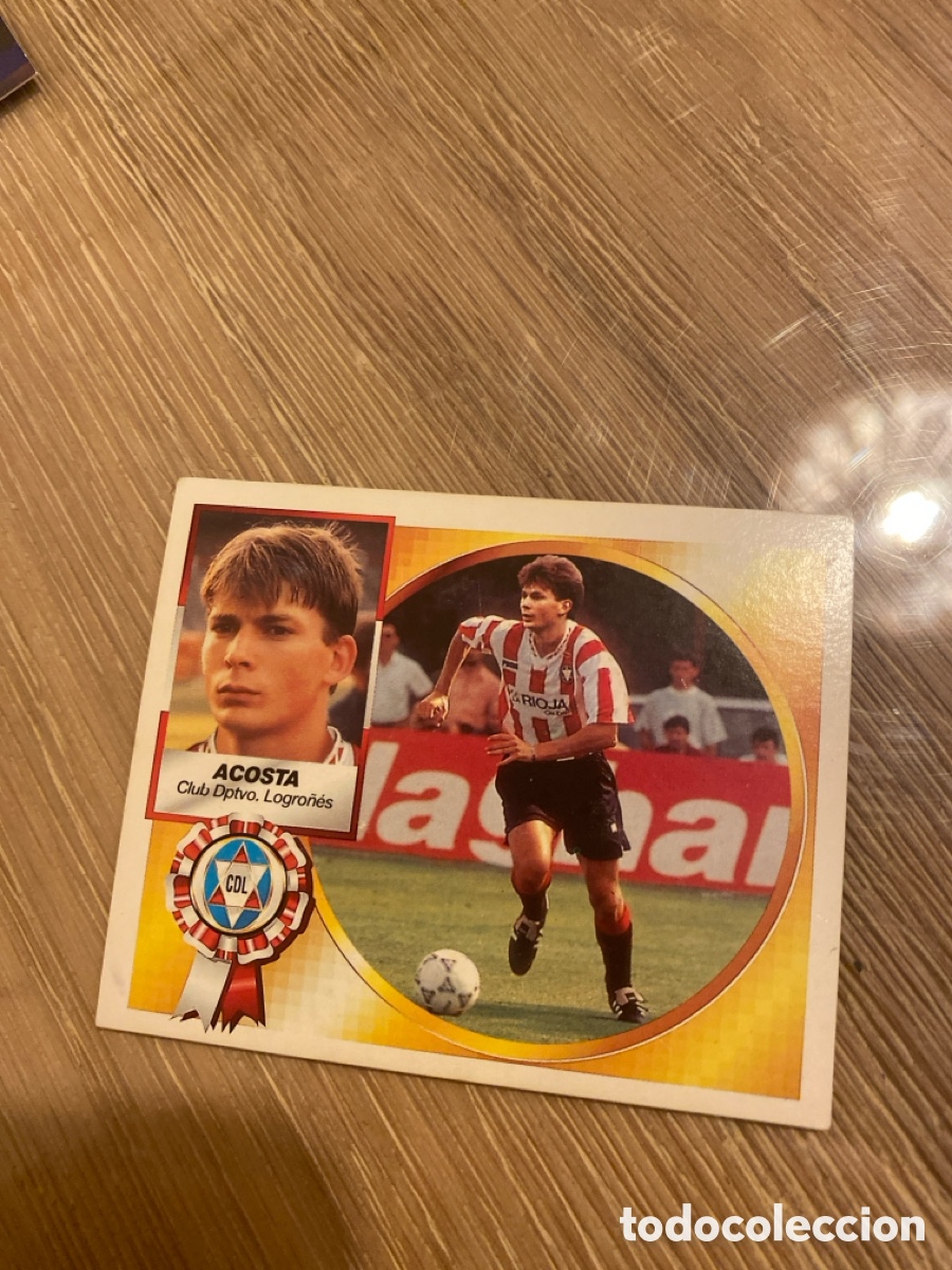Cromos de f&uacute;tbol: Acosta logro&ntilde;&eacute;s ediciones este 94 95 - Foto 1