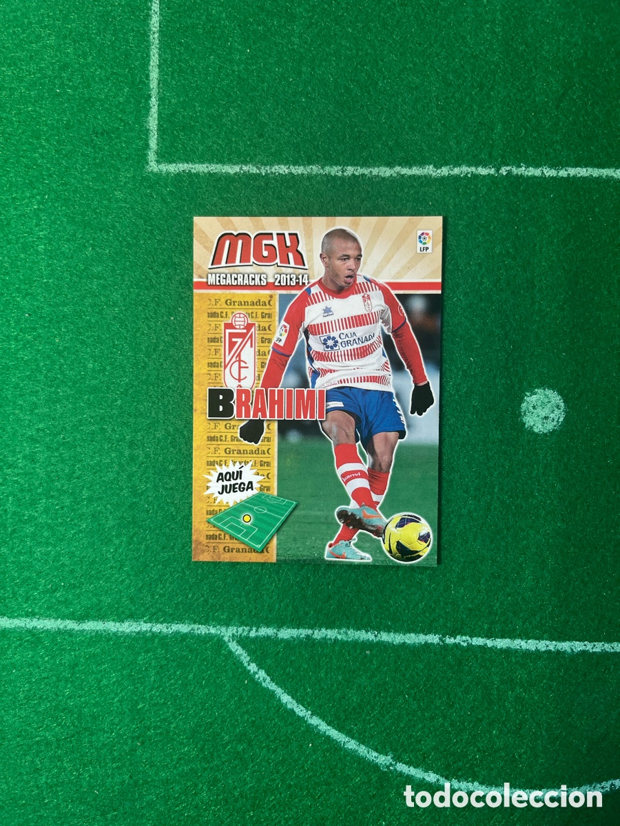 Cromos de f&uacute;tbol: 173 BRAHIMI GRANADA MEGACRACKS 2013 2014 PANINI - Foto 1