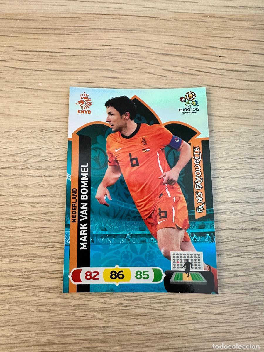 Cromos de F&uacute;tbol: MARK VAN BOMMEL 262 - FANS FAVOURITE - HOLANDA ADRENALYN EURO 2012