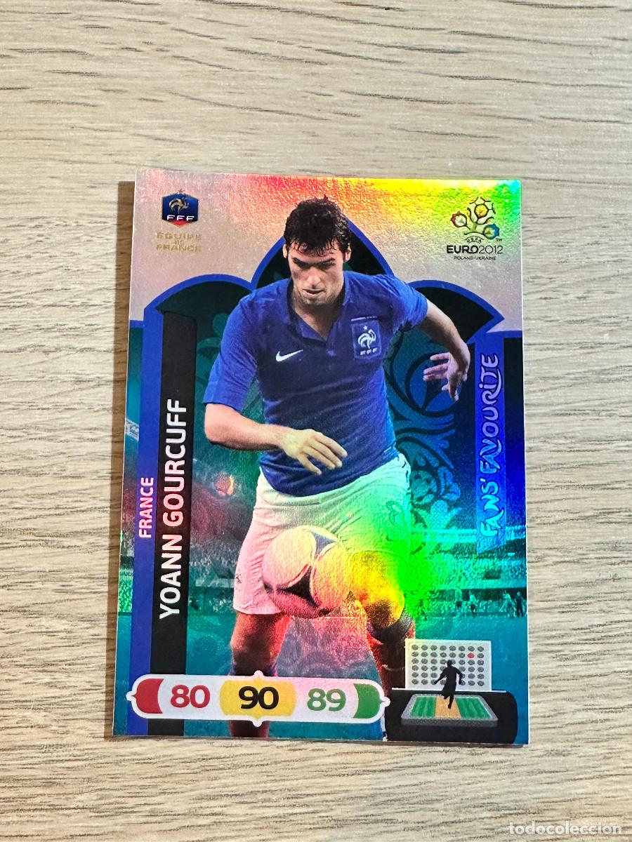 Cromos de F&uacute;tbol: YOANN GOURCUFF 254 - FANS FAVOURITE - FRANCIA ADRENALYN EURO 2012