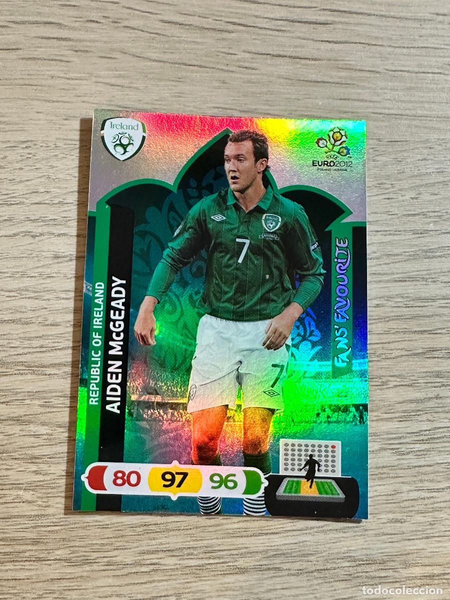 Cromos de F&uacute;tbol: AIDEN McGEADY 269 - FANS FAVOURITE - IRLANDA ADRENALYN EURO 2012