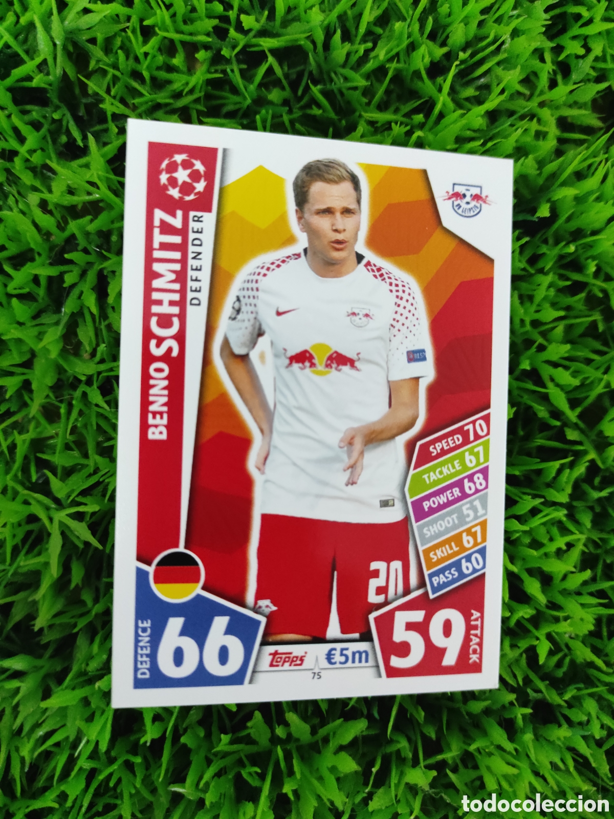 Cromos de f&uacute;tbol: Schmitz Leipzig Match Attax 17-18 # 75 - Foto 1