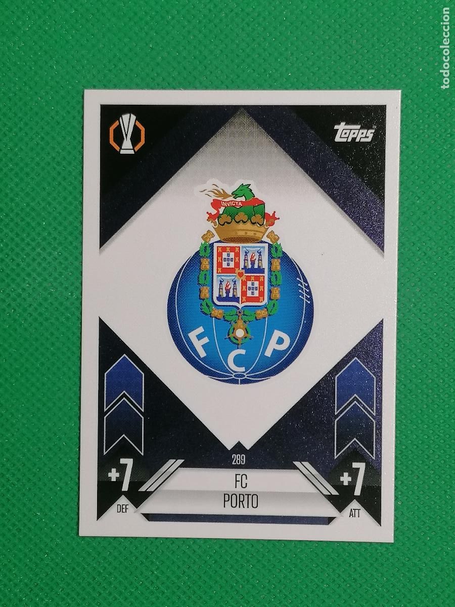 Cromos de F&uacute;tbol: 289 ESCUDO OPORTO ⚽ TOPPS MATCH ATTAX 2024 2025 24 25 ⚽