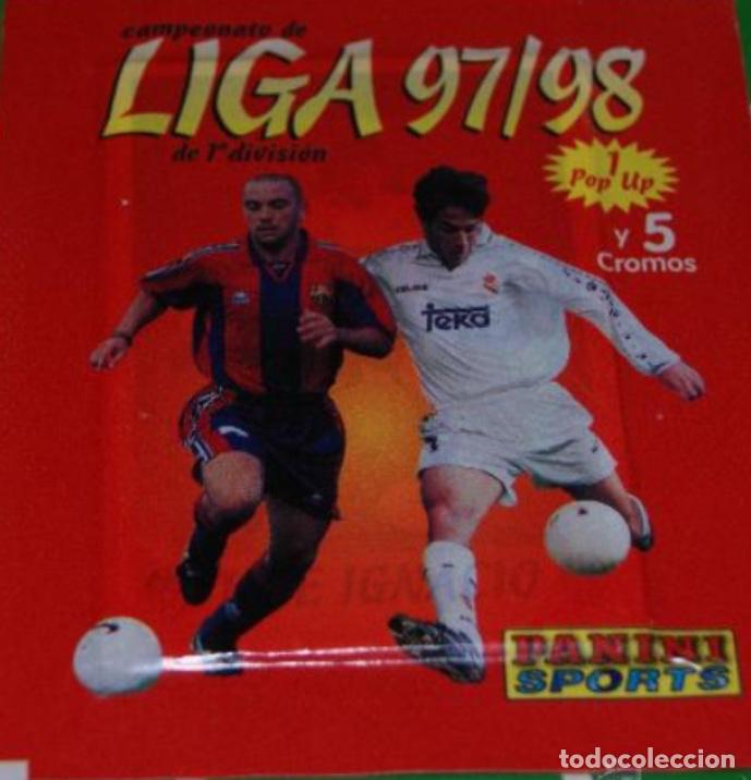 Cromos de f&uacute;tbol: SOBRE SIN ABRIR PANINI 97 98 - Foto 1