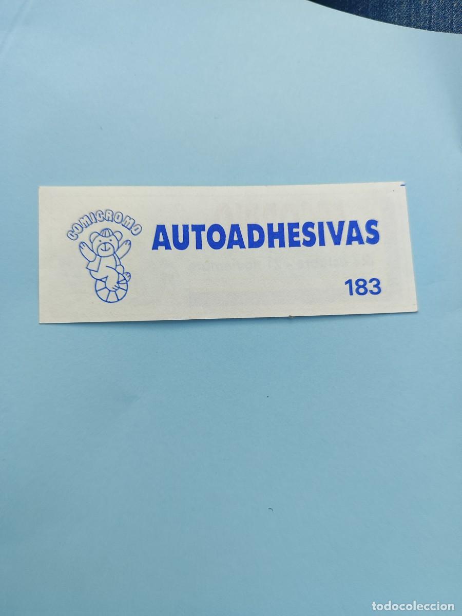Cromos de f&uacute;tbol: 183 AUTOADHESIVAS COMICROMO - ESCORPIO -- SIN PEGAR 91 1991 - Foto 2