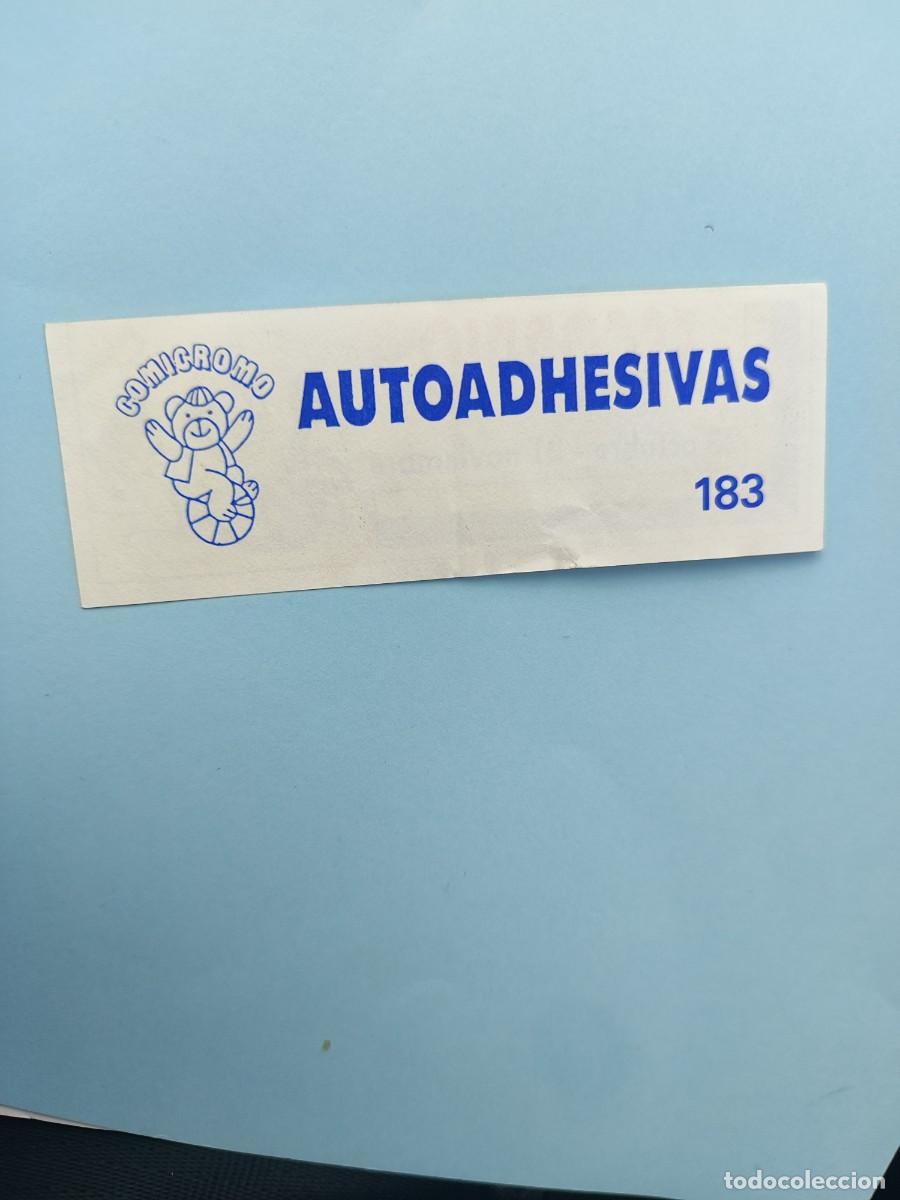 Cromos de f&uacute;tbol: 183 AUTOADHESIVAS COMICROMO - ESCORPIO -- SIN PEGAR 91 1991 - Foto 2