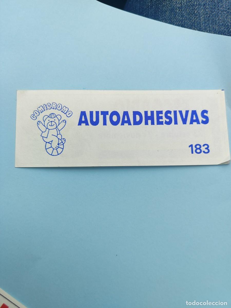 Cromos de f&uacute;tbol: 183 AUTOADHESIVAS COMICROMO - ESCORPIO -- SIN PEGAR 91 1991 - Foto 2