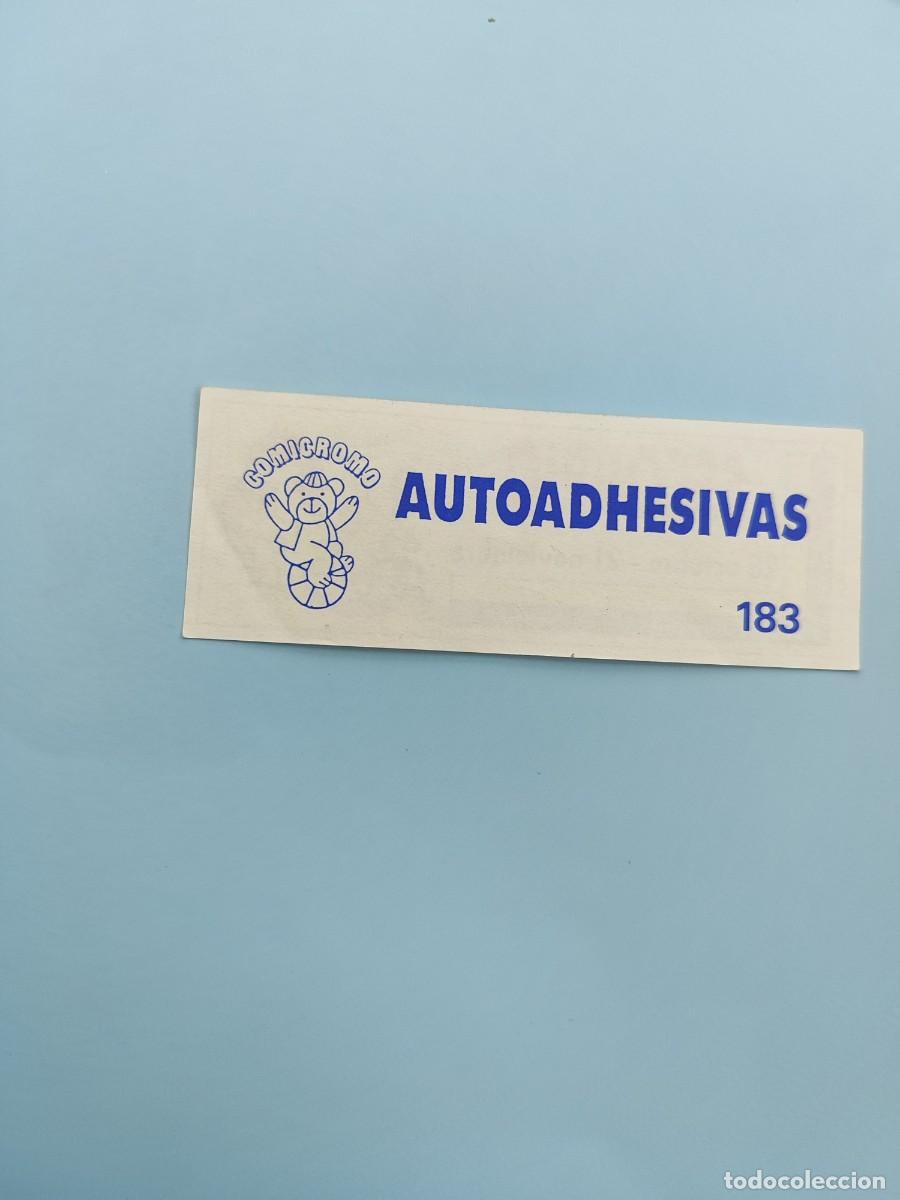 Cromos de f&uacute;tbol: 183 AUTOADHESIVAS COMICROMO - ESCORPIO -- SIN PEGAR 91 1991 - Foto 2