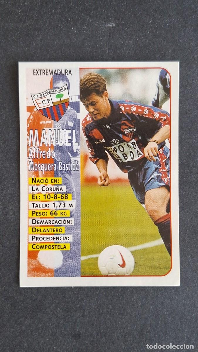 Figurine di Calcio: MANUEL C. F. EXTREMADURA PANINI LIGA 1998/99 98 99 NUNCA PEGADO SIN PEGAR