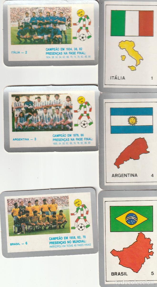 Cromos de Futebol: 5661 - CAMPEONATO MUNDIAL DE FUTBOL ITALIA 90: 41 CALENDARIOS PORTUGUESES