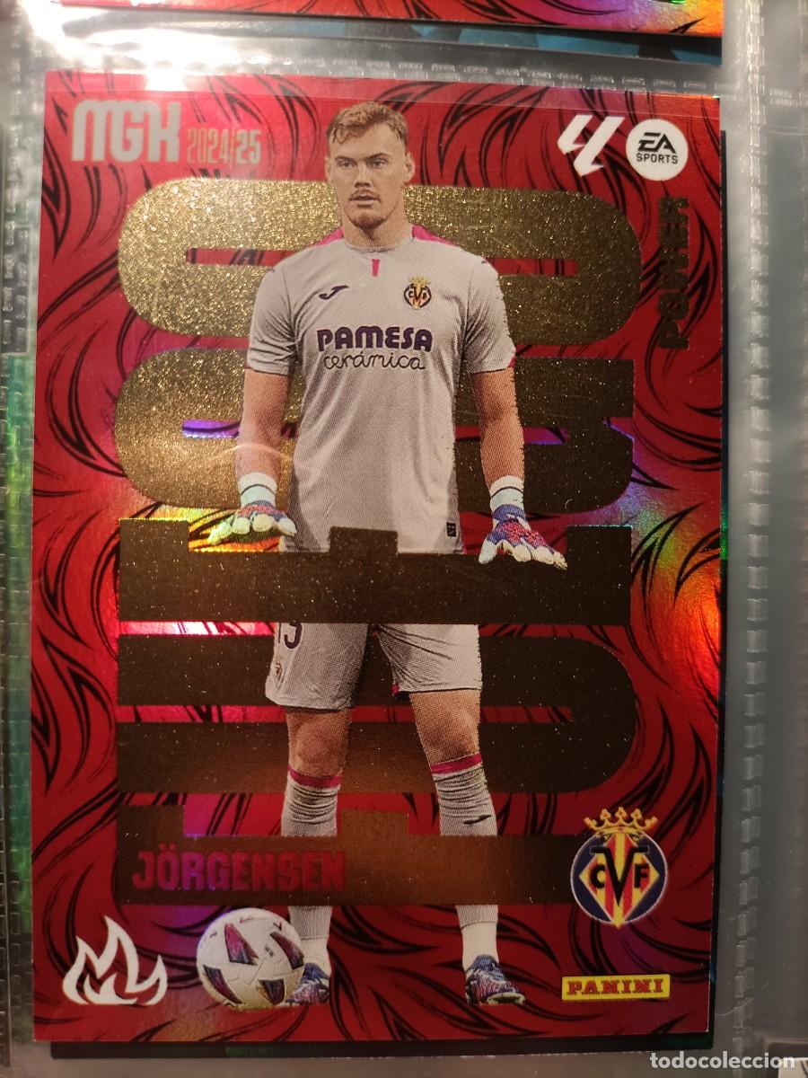 Fu&szlig;ball-Sticker: Jorgensen serie fuego n&uacute;mero 383 del Villarreal megacracks 24-25 2024-2025