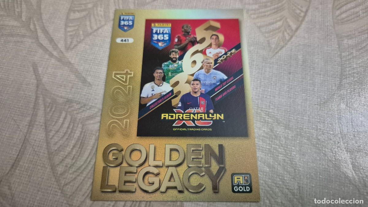 Fu&szlig;ball-Sticker: LOTE PANINI ADRENALYN XL FIFA 365 2025 N&ordm; 441 2024 GOLDEN LEGACY