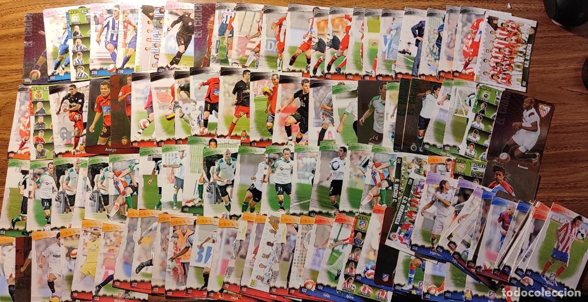 Cromos de f&uacute;tbol: QUEX CRM202 CROMOS DEPORTES - LOTE DE 100 CROMOS CARTAS TRADING CARDS FUTBOL LIGA 2009