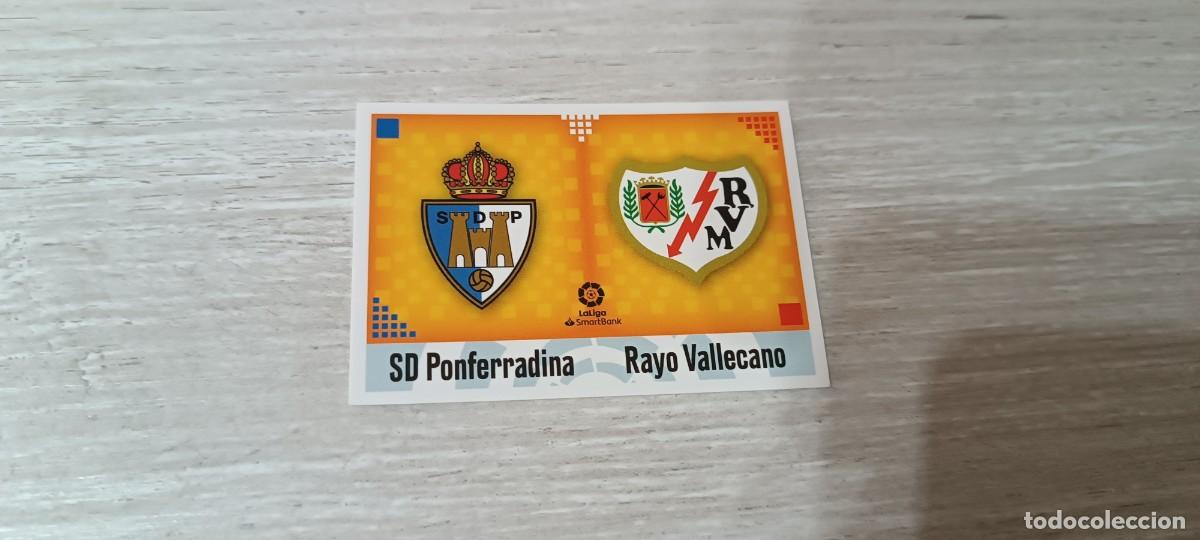 Cromos de Futebol: ESCUDO PONFERRADINA RAYO NUNCA PEGADO LIGA ESTE 2020 2021 20 21