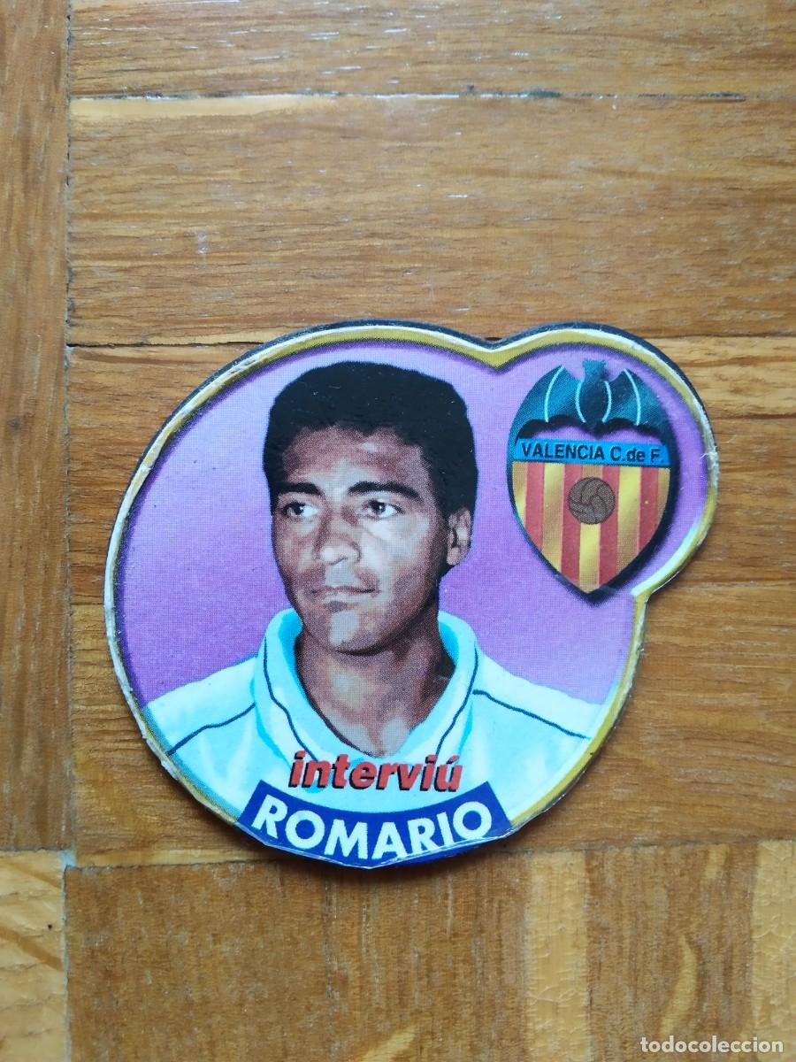 Cromos de f&uacute;tbol: CROMO IMAN FUTBOL ROMARIO ESTRELLAS DE LA LIGA 1996 1997 96 97 VALENCIA C.F REVISTA INTERVIU VER