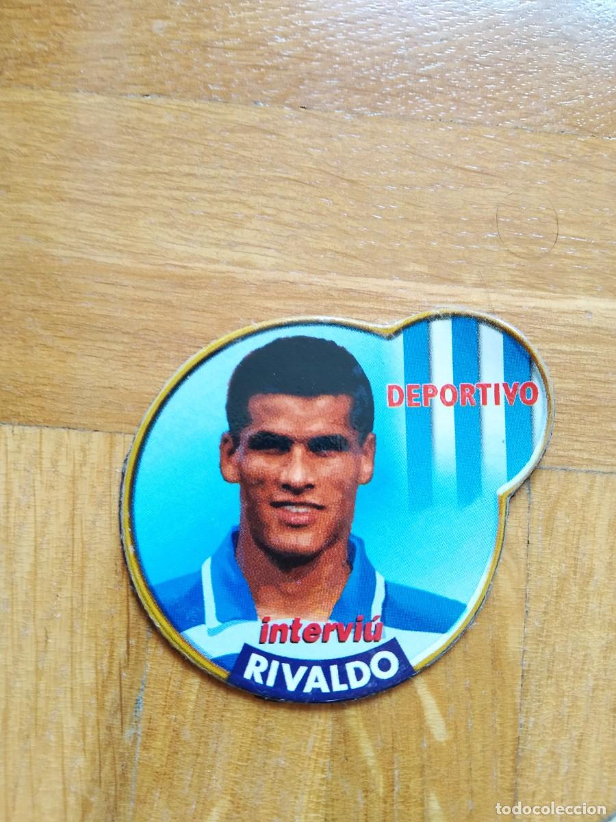 Cromos de f&uacute;tbol: CROMO IMAN FUTBOL RIVALDO ESTRELLAS DE LA LIGA 1996 1997 96 97 DEPORTIVO CORU&Ntilde;A REVISTA INTERVIU VER