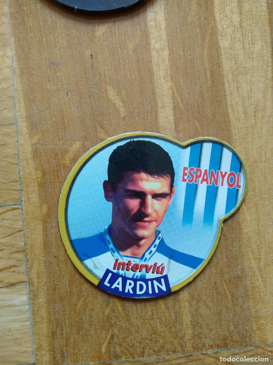 Cromos de f&uacute;tbol: CROMO IMAN FUTBOL LARDIN ESTRELLAS DE LA LIGA 1996 1997 96 97 ESPANYOL REVISTA INTERVIU VER