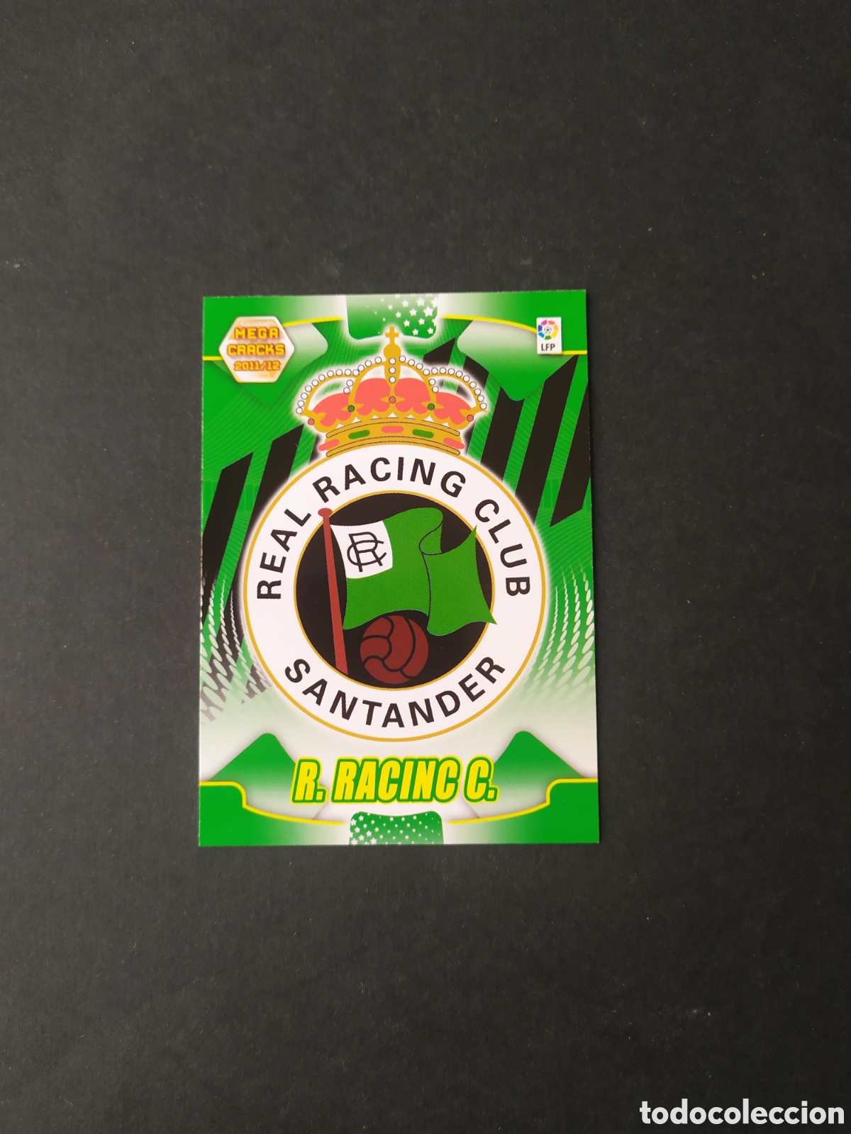 Cromos de F&uacute;tbol: Megacracks 2011 2012 11 12 panini escudo n&ordm; 217 Racing Santander