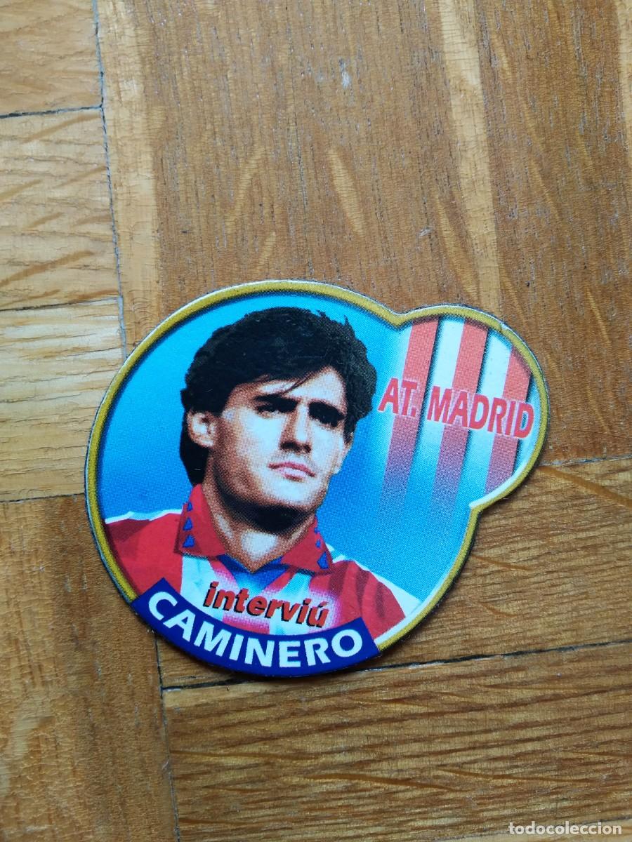 Fu&szlig;ball-Sticker: CROMO IMAN FUTBOL CAMINERO ESTRELLAS DE LA LIGA 1996 1997 96 97 ATLETICO MADRID REVISTA INTERVIU VER