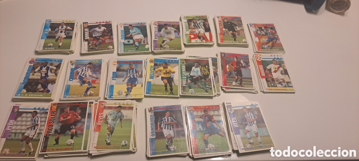 Cromos de F&uacute;tbol: Lote de 342 cromos de f&uacute;tbol match total liga 2002-2003
